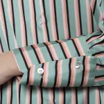 Multi Stripes Satin Shirt