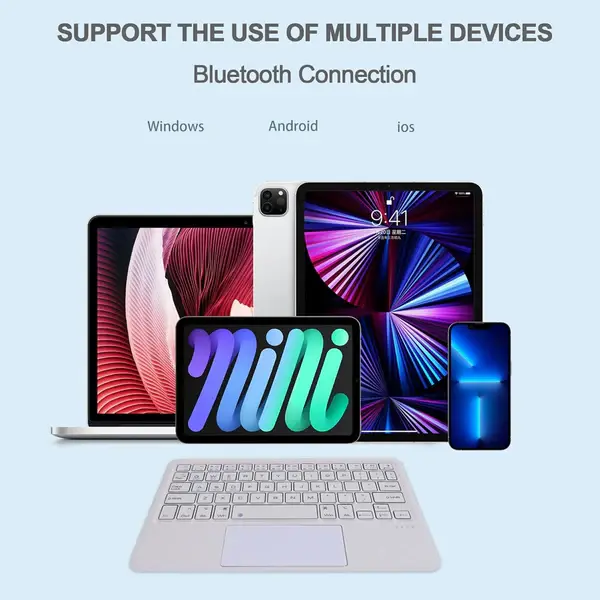 Wireless Keyboard with Touchpad