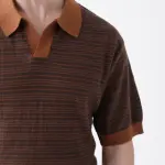 REGULAR FIT CASUAL POLO TRIN - RUST