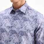 REGULAR FIT PAISLEY PRINT SHIRT VANTO 2 - DUSKY BLUE