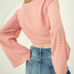 Cotton Blue Straight Flared Denim